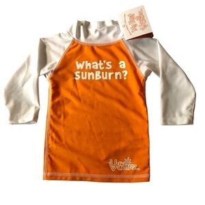 UV SKINZ UPF 50+ UNISEX SWIM SHIRT SIZE 12-24 MONTHS NWT